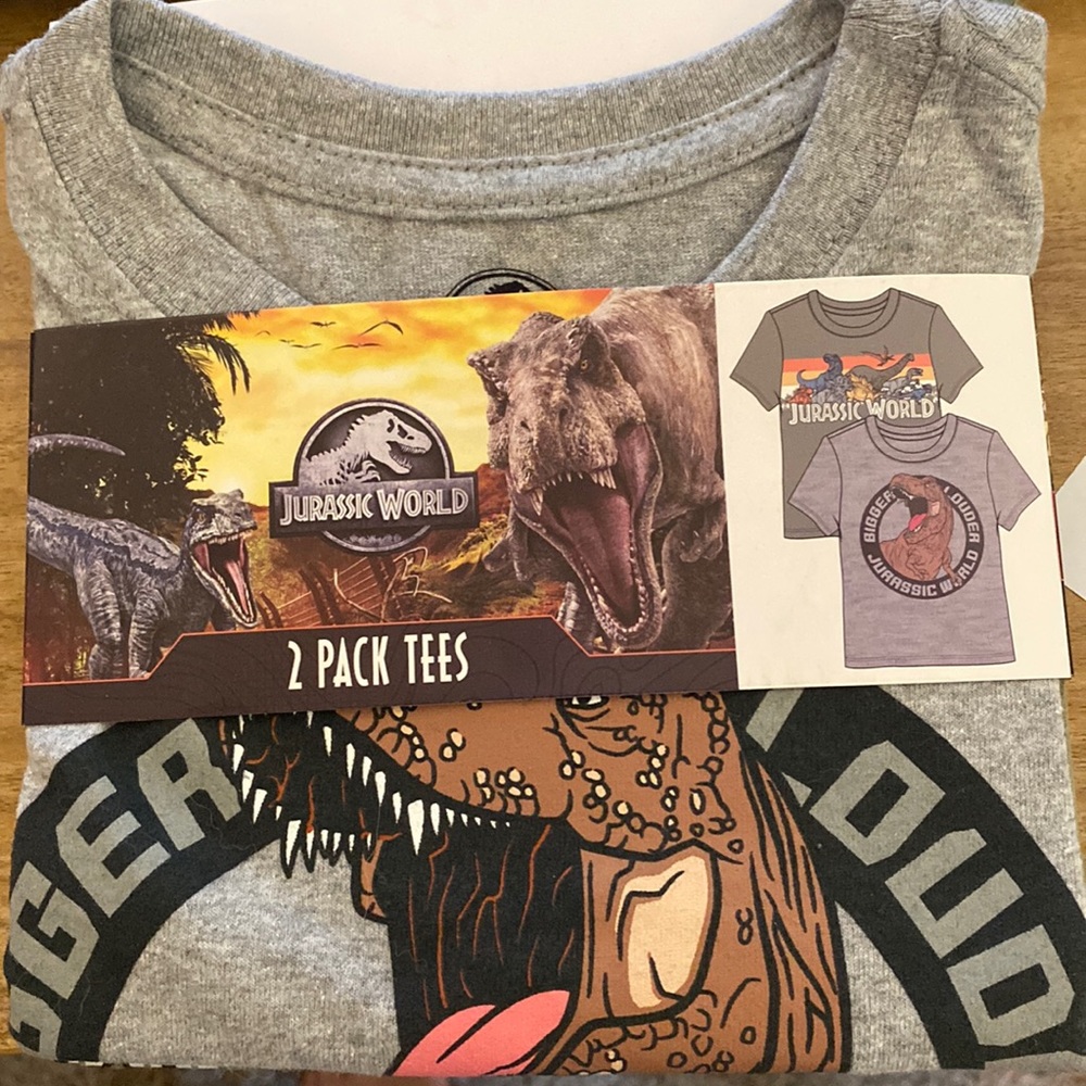 NWT Boys Jurassic T-Shirts. Size 3T or 4T